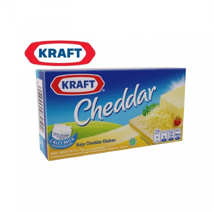 Keju Kraft Cheddar 165gram