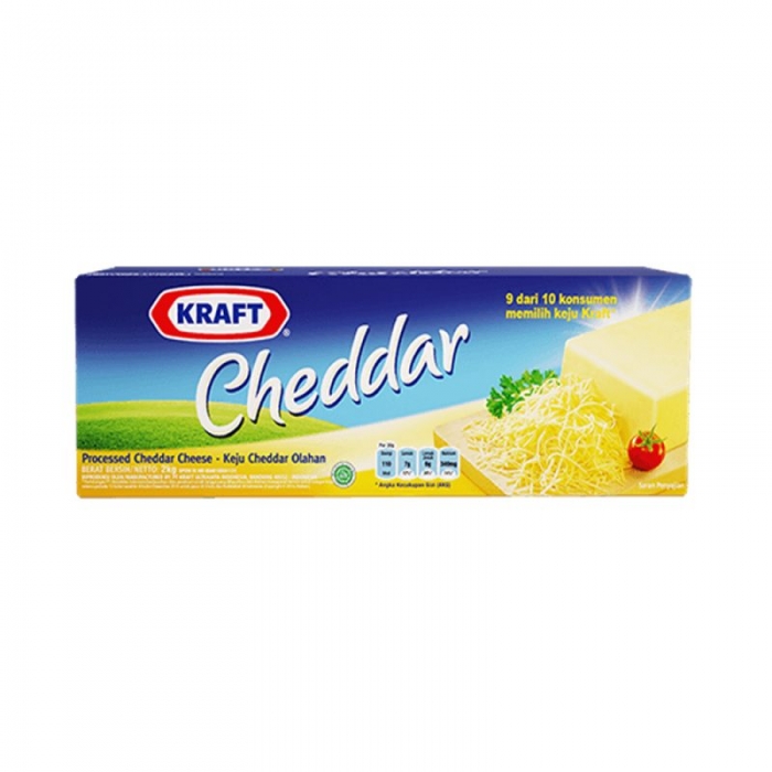 Keju Kraft Cheddar 2kg